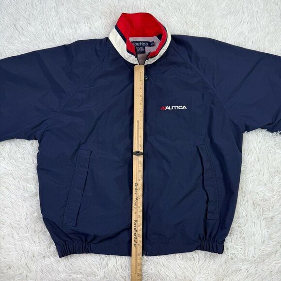 Vintage Nautica Blue Water Challenge Jacket XCVIII Full Zip Mens Size L - Picture 6 of 12